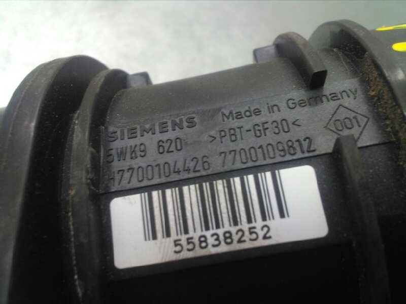 Recambio de caudalimetro para renault scenic (ja..) 1.9 dci diesel cat referencia OEM IAM H7700104426 5WK9620 SIEMENS
