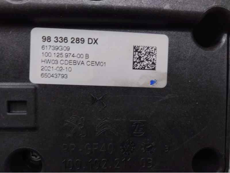 Recambio de palanca cambio para peugeot 208 (p2) e-allure pack referencia OEM IAM 98336289 61739G09 