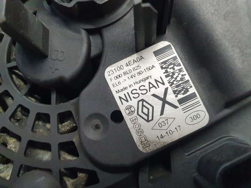 Recambio de alternador para nissan pulsar (c13) tekna referencia OEM IAM 231004EA0A F000BL0825 BOSCH