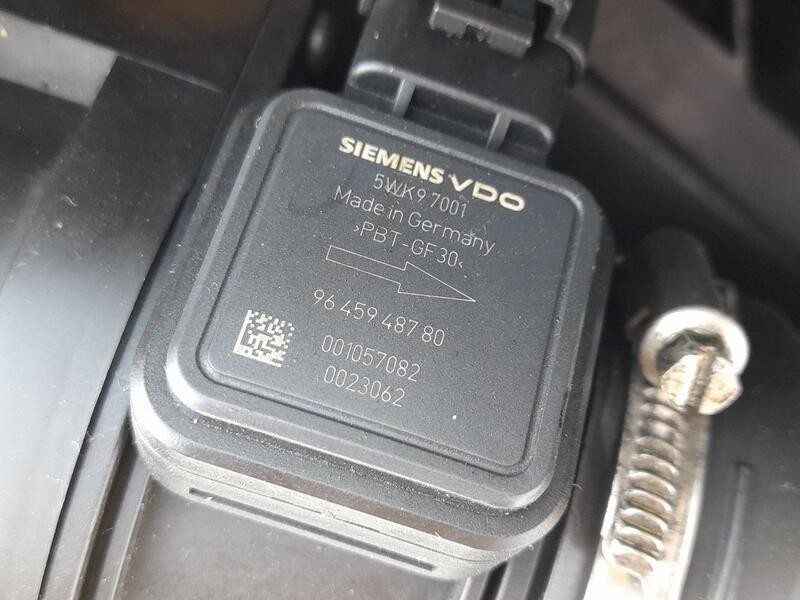 Recambio de caudalimetro para citroën c6 (td_) 2.7 hdi referencia OEM IAM 9645948780 SIEMENS VDO 5WK97001