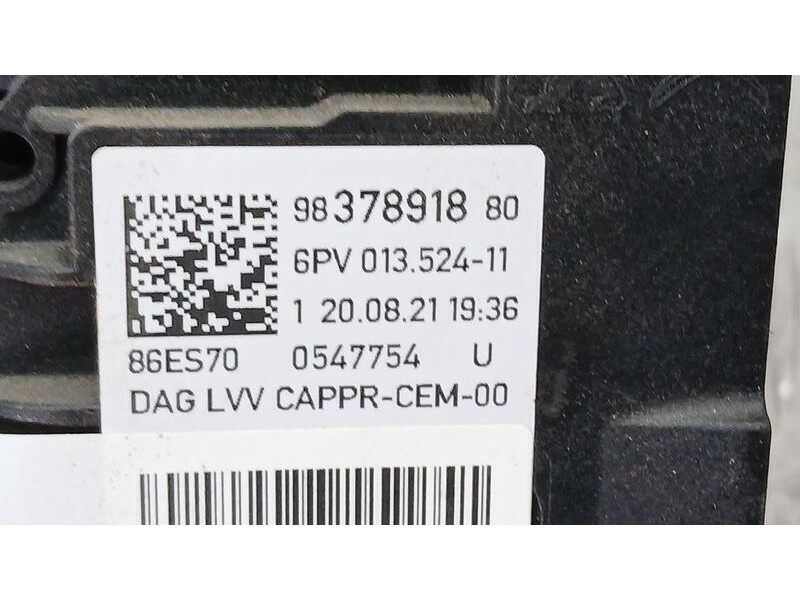 Recambio de potenciometro pedal para citroën c4 1.5 hdi referencia OEM IAM 9837891880  6PV01352411