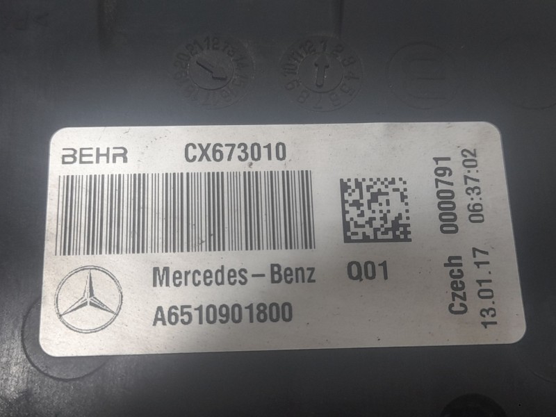 Recambio de intercooler para mercedes-benz clase c descapotable (a205) c 220 d (205.404) referencia OEM IAM A6510901800 CX673010