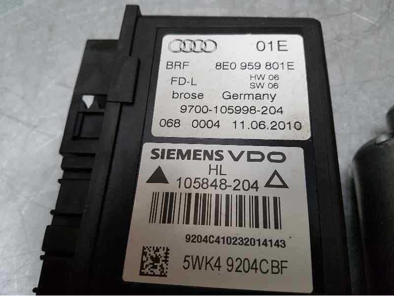 Recambio de motor elevalunas trasero izquierdo para seat exeo berlina (3r2) reference referencia OEM IAM 8E0959801E 105848204 SI