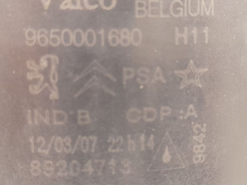 Recambio de faro antiniebla derecho para citroën c6 (td_) 2.7 hdi referencia OEM IAM 89204713 9650001680 VALEO