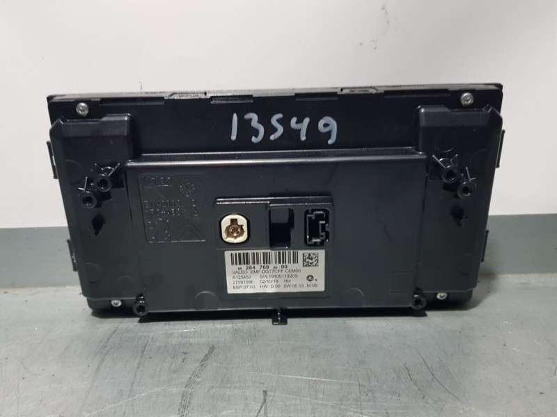 Recambio de pantalla multifuncion para peugeot 308 style referencia OEM IAM 982847698000 27591583 VALEO
