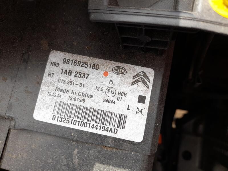 Recambio de faro izquierdo para citroën c5 aircross (ac_, aj_, ar_, a4_) 1.2 puretech 130 (arhnsj) referencia OEM IAM 9816925180
