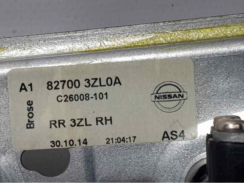 Recambio de elevalunas trasero derecho para nissan pulsar (c13) tekna referencia OEM IAM 827003ZL0A C26008101 BROSE ELECTRICO 2 