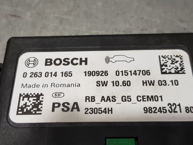 Recambio de modulo electronico para peugeot 308 style referencia OEM IAM 9824532180 0263014165 BOSCH