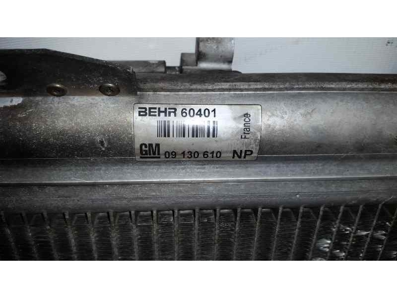 Recambio de condensador / radiador aire acondicionado para opel zafira a elegance referencia OEM IAM 60401 09130610 BEHR