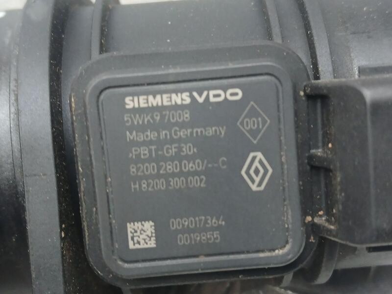 Recambio de caudalimetro para renault megane ii berlina 5p authentique referencia OEM IAM 8200280060 H8200300002 SIEMENS VDO 5WK