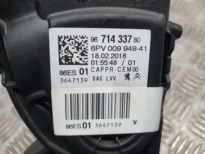 Recambio de potenciometro pedal para citroën c3 feel referencia OEM IAM 9671433780 6PV009949 
