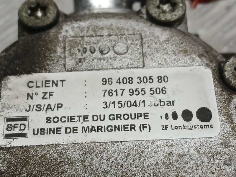 Recambio de bomba direccion para peugeot 406 coupe (s1/s2) 2,2 hdi ultima edizione pack referencia OEM IAM 9640830580 7617955506