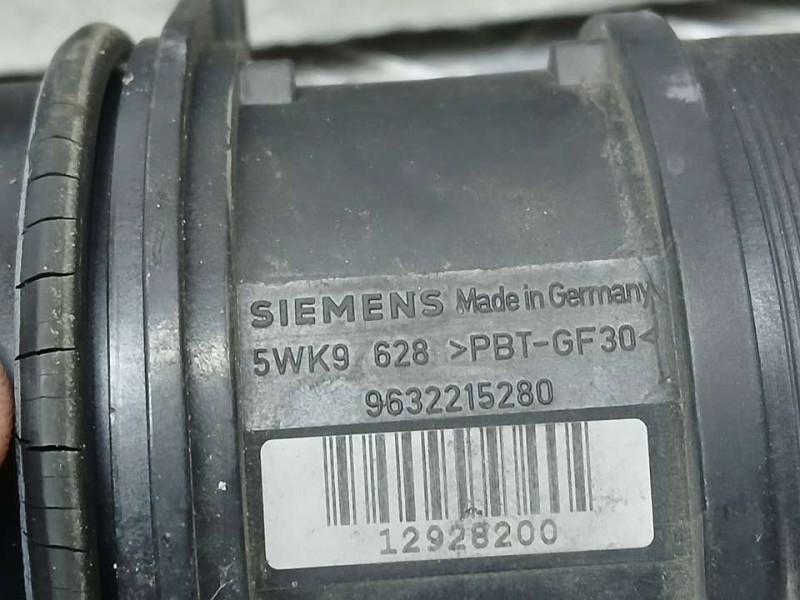Recambio de caudalimetro para peugeot 406 coupe (s1/s2) 2,2 hdi ultima edizione pack referencia OEM IAM 9632215280 5WK9628 SIEME