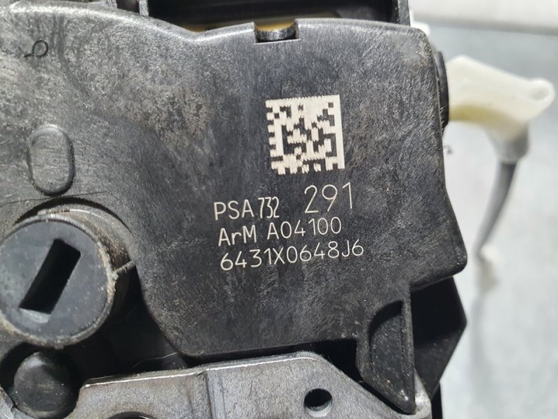 Recambio de cerradura puerta delantera izquierda para peugeot 5008 active referencia OEM IAM 732291  6 PINES