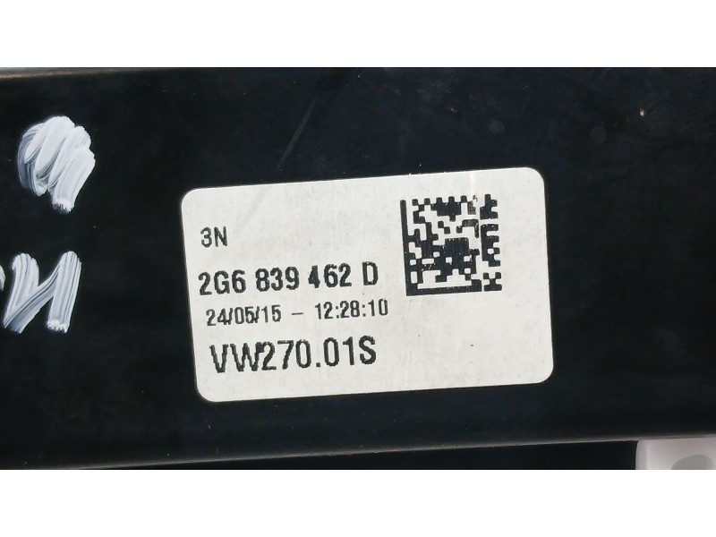 Recambio de elevalunas trasero derecho para volkswagen taigo (cs1) 1.5 tsi referencia OEM IAM 2G6839462D ELECTRICO 5 PINS 