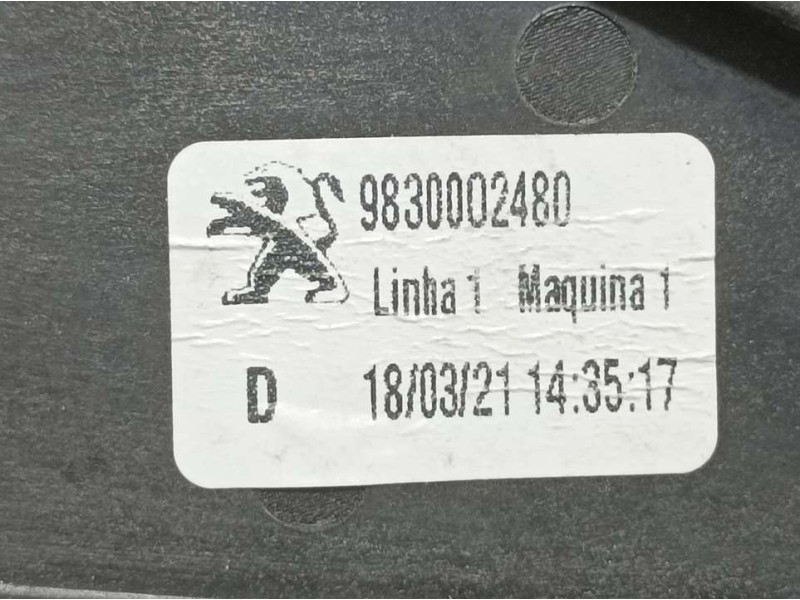 Recambio de elevalunas trasero derecho para peugeot 2008 (p1) active referencia OEM IAM 9830002480  ELECTRICO 6 PINS