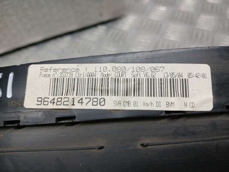 Recambio de cuadro instrumentos para peugeot 406 coupe (s1/s2) 2,2 hdi ultima edizione pack referencia OEM IAM 9648214780 110080