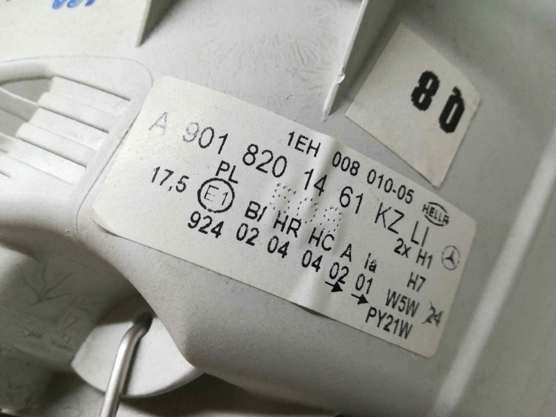 Recambio de faro izquierdo para mercedes-benz sprinter 02.00  caja abierta referencia OEM IAM A9018201461  