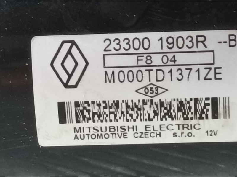 Recambio de motor arranque para dacia duster ii prestige 4wd referencia OEM IAM 233001903R M000TD1371ZE MITSUBISHI