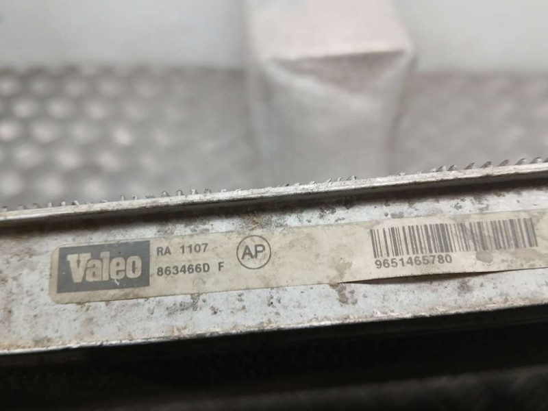 Recambio de radiador agua para peugeot 406 coupe (s1/s2) 2,2 hdi ultima edizione pack referencia OEM IAM 9651465780 863466D VALE