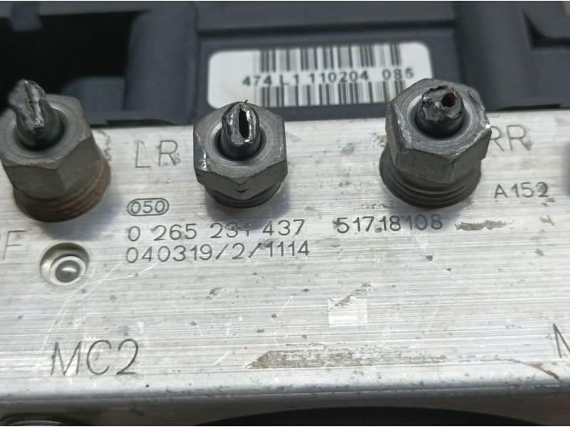 Recambio de abs para fiat stilo (192) 1.6 16v referencia OEM IAM 51718108 0265231437 BOSCH