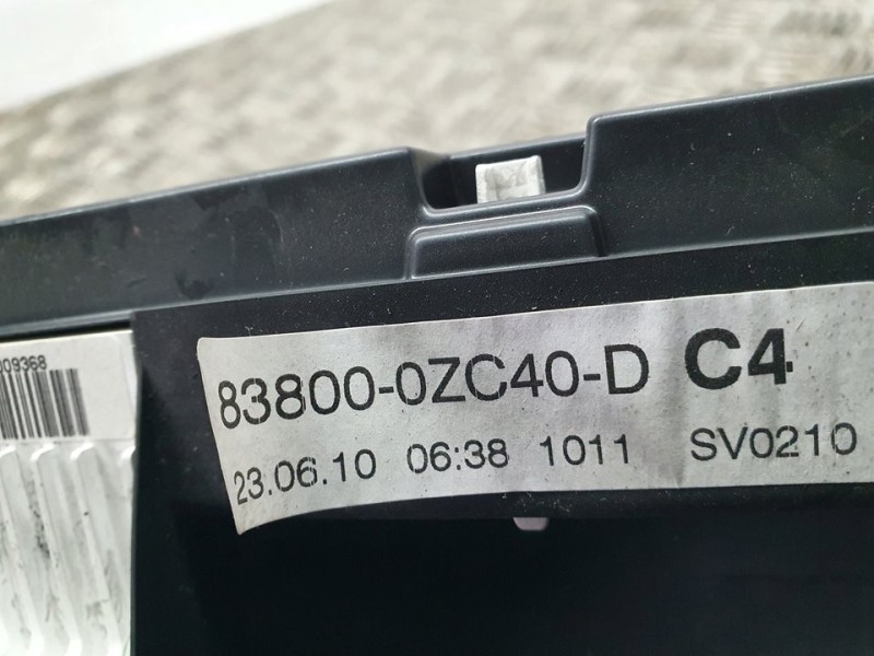 Recambio de cuadro instrumentos para toyota auris active referencia OEM IAM 838000ZC40D A2C53358728 