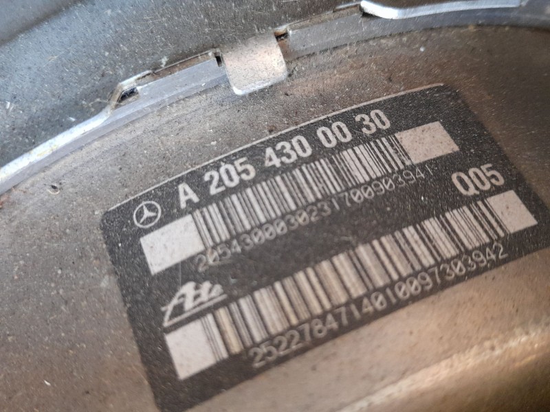 Recambio de servofreno para mercedes-benz clase c descapotable (a205) c 220 d (205.404) referencia OEM IAM A2054300030  
