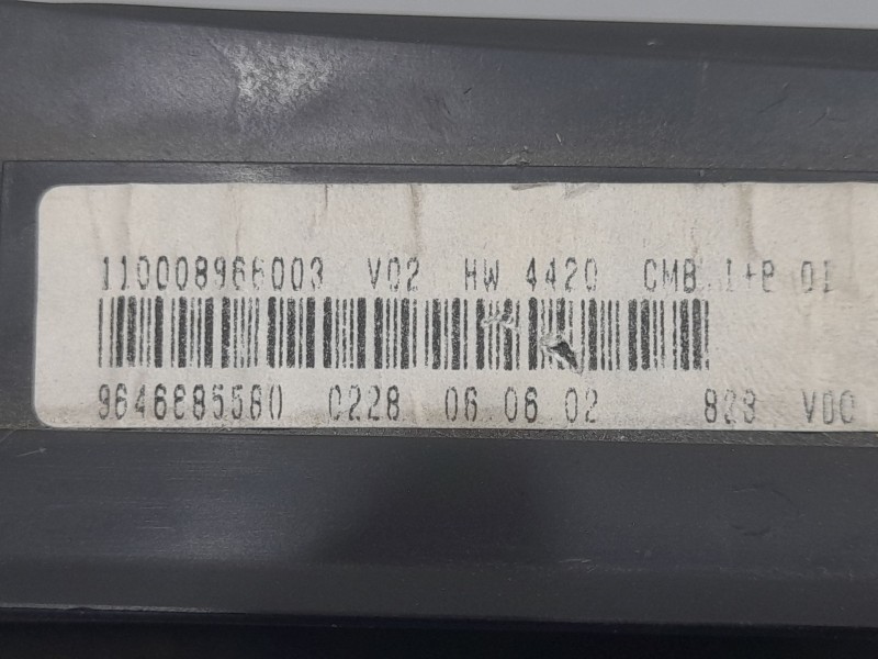 Recambio de cuadro instrumentos para citroën xsara picasso 2.0 hdi referencia OEM IAM 87001377  