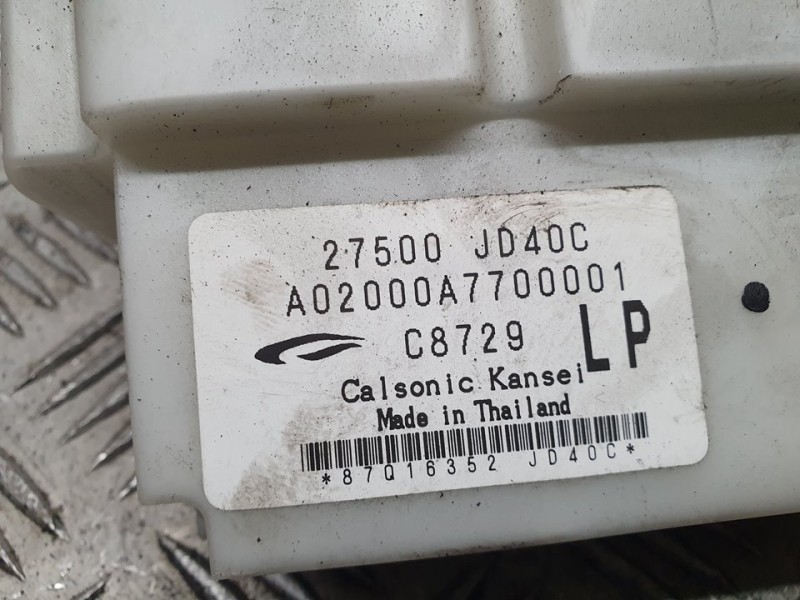 Recambio de mando climatizador para nissan qashqai (j10) acenta referencia OEM IAM 27500JD40C  