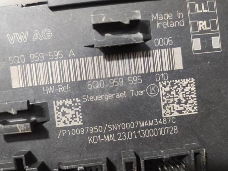 Recambio de modulo electronico para audi a3 sportback (8va) ambiente referencia OEM IAM 5Q0959595  TRA DCH