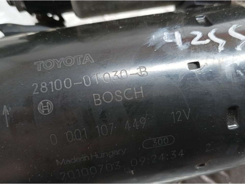 Recambio de motor arranque para toyota auris active referencia OEM IAM 281000T030B 0001107449 BOSCH
