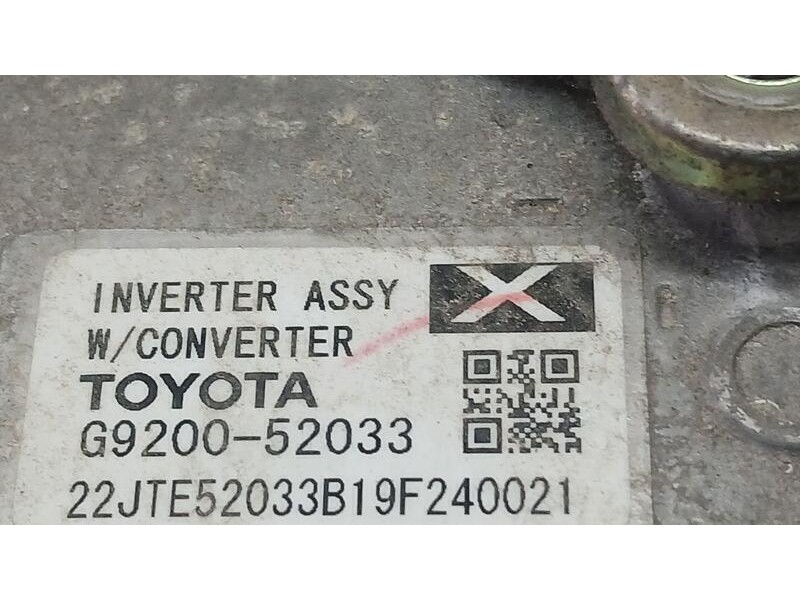 Recambio de convertidor para toyota yaris (_p13_) 1.5 hybrid (nhp130_) referencia OEM IAM G920052033  