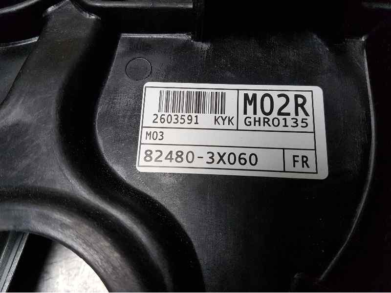 Recambio de elevalunas delantero derecho para hyundai elantra (md) confort referencia OEM IAM 824803X060 2 PINS ELECTRICO
