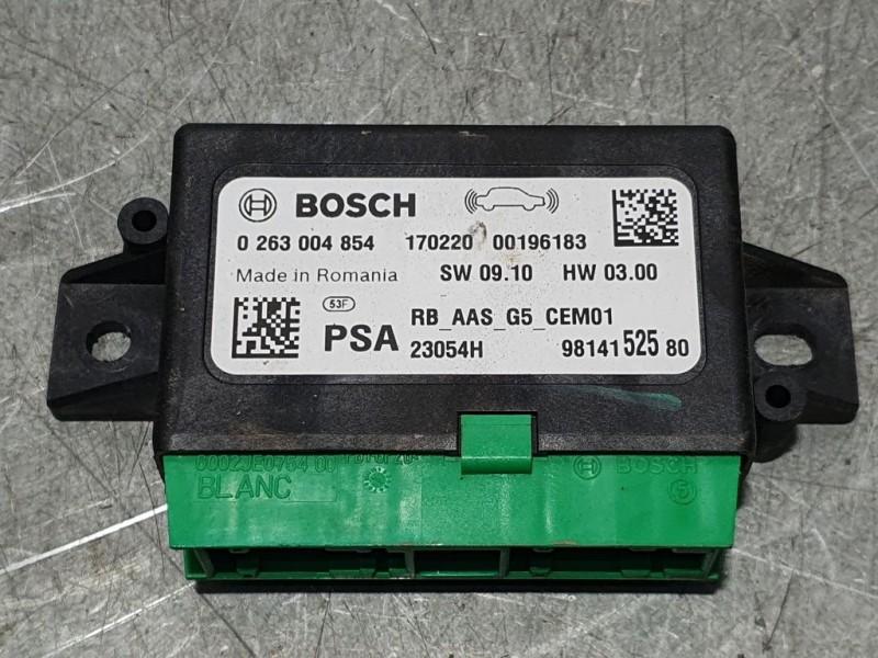 Recambio de modulo electronico para peugeot 3008 active referencia OEM IAM 9814152580 0263004854 BOSCH