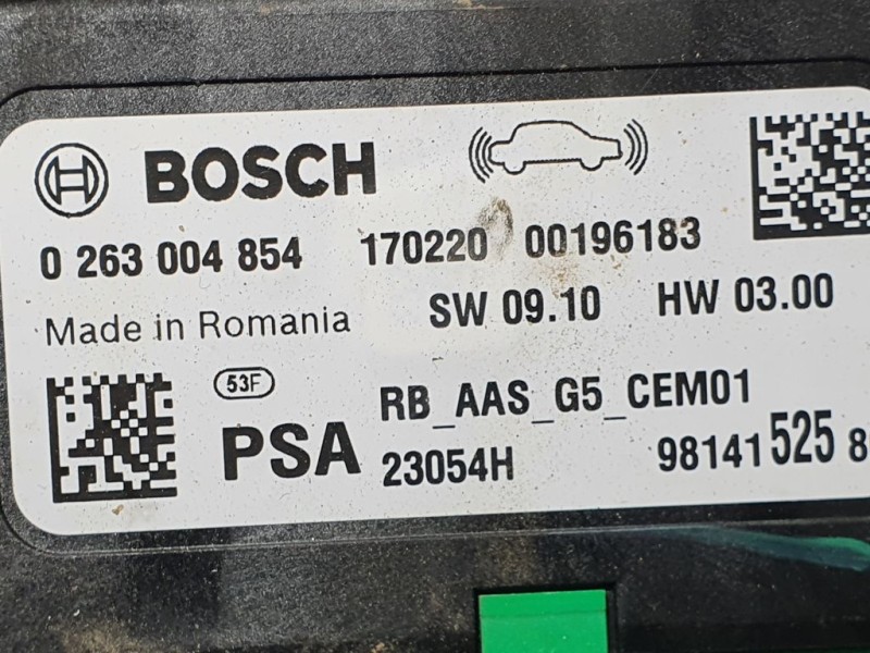 Recambio de modulo electronico para peugeot 3008 active referencia OEM IAM 9814152580 0263004854 BOSCH