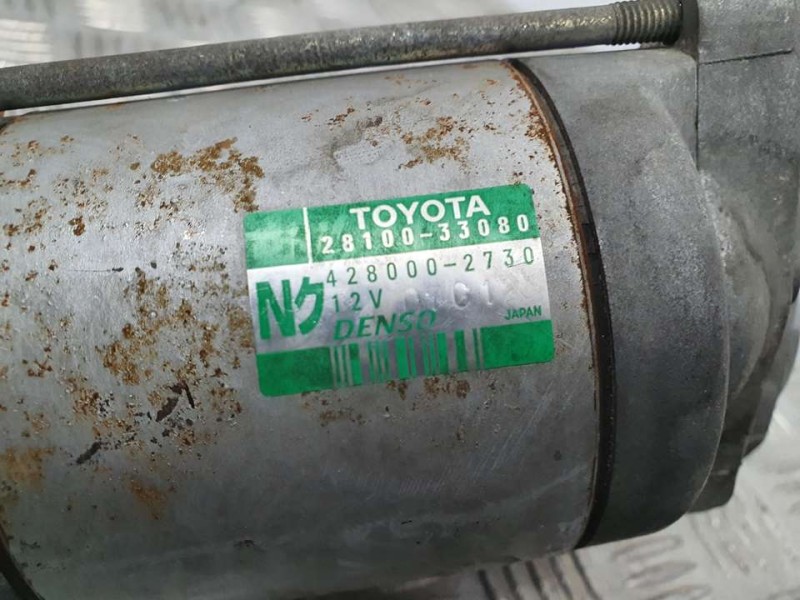 Recambio de motor arranque para toyota corolla (e12) 1.4 d-4d luna compact referencia OEM IAM 2810033080 4280002730 DENSO