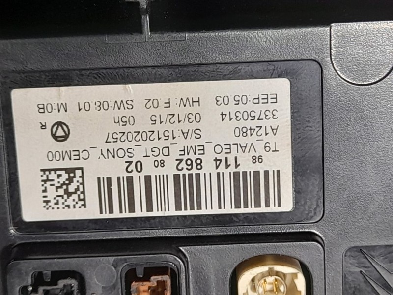 Recambio de sistema navegacion gps para peugeot 308 style referencia OEM IAM 9811486280 33750314 VALEO