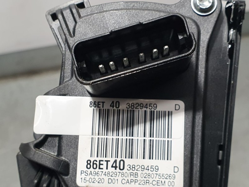 Recambio de potenciometro pedal para citroën berlingo feel m referencia OEM IAM 9674829780 86ET103829459 