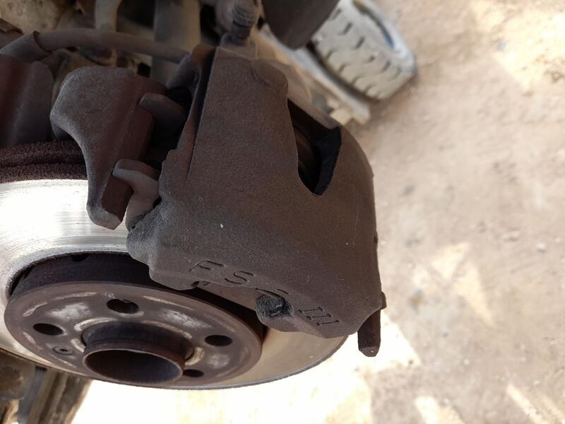 Recambio de pinza freno delantera derecha para seat ibiza iv (6j5, 6p1) 1.2 referencia OEM IAM 1K0615124D  