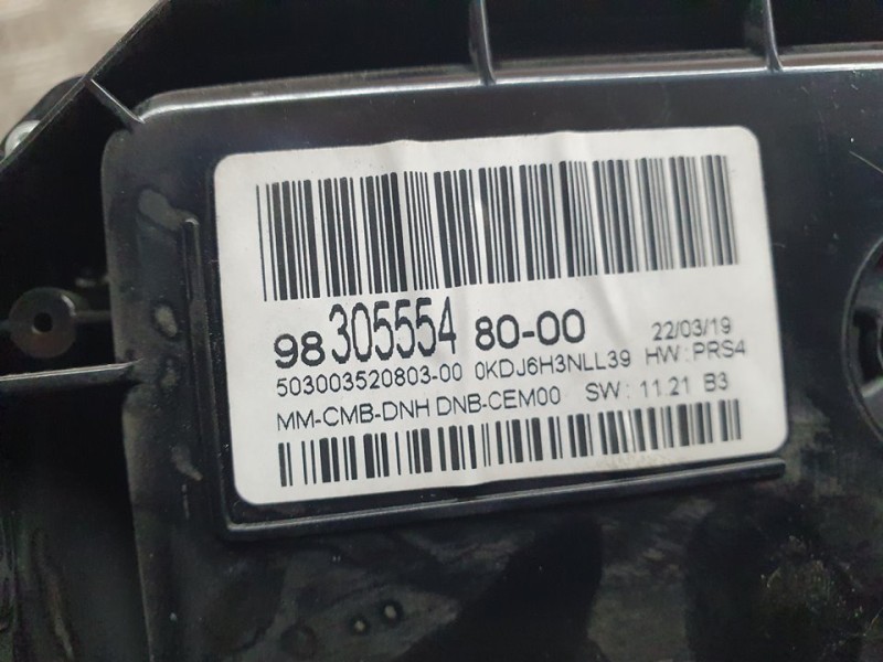 Recambio de cuadro instrumentos para peugeot 3008 allure referencia OEM IAM 9830555480  DIGITAL
