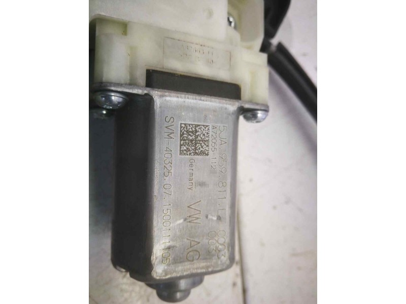Recambio de elevalunas trasero izquierdo para seat toledo (kg3) connect referencia OEM IAM 5JA959811L 6 PINS ELECTRICO