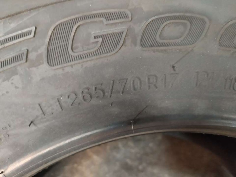 Recambio de neumatico pareja para neumaticos nuevos - referencia OEM IAM 2657017121118Q 265/70/17/121-118Q BF GOODRICH