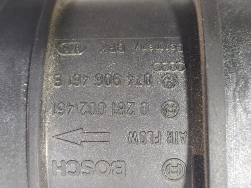Recambio de caudalimetro para volkswagen golf v berlina (1k1) trendline referencia OEM IAM 074906461B 0281002461 BOSCH