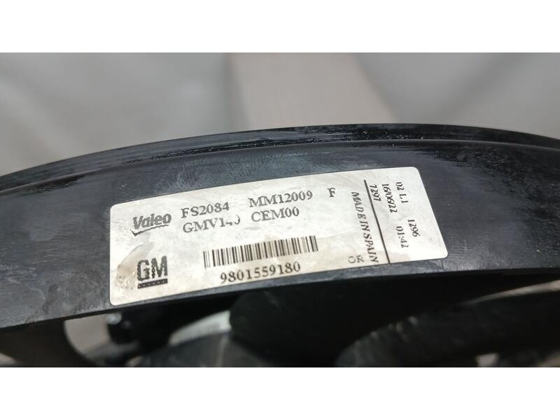 Recambio de electroventilador para opel crossland x edition referencia OEM IAM 9801559180 VALEO MM12009F