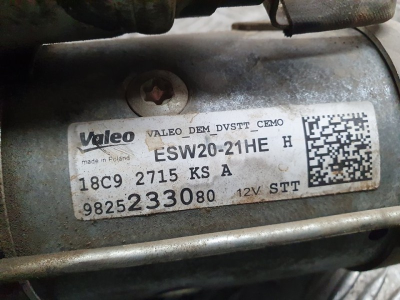 Recambio de motor arranque para peugeot 3008 allure referencia OEM IAM 9825233080 18C92715 