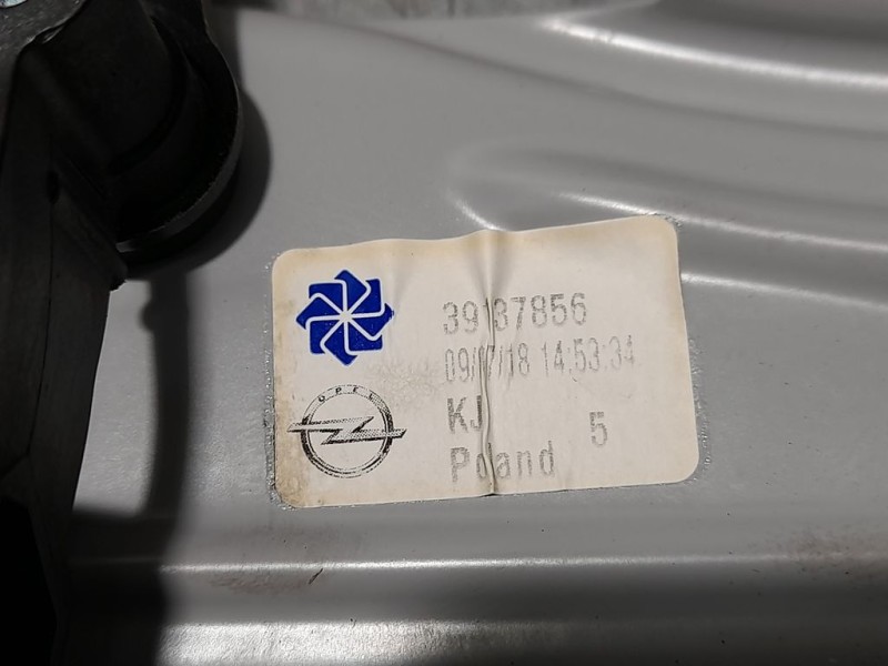 Recambio de elevalunas delantero derecho para opel crossland x innovation referencia OEM IAM 39137856  ELECTRICO 6 PINES