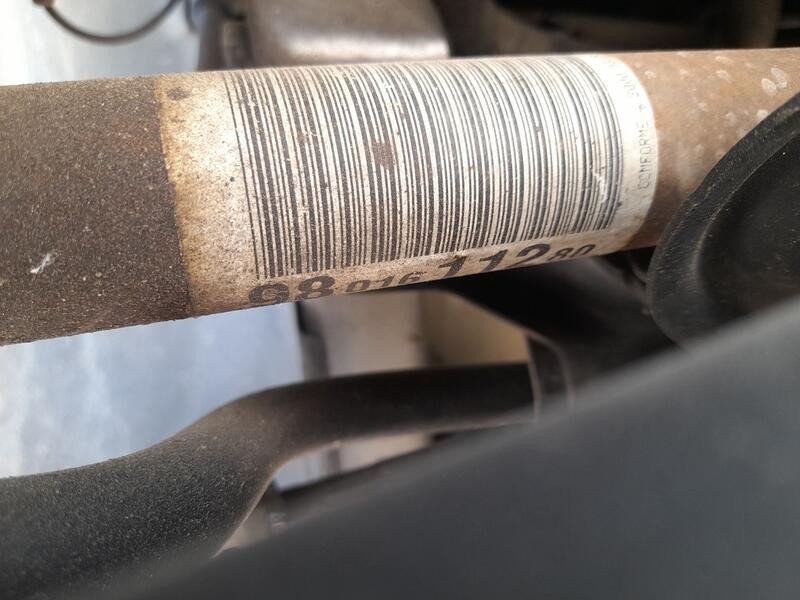 Recambio de transmision delantera derecha para peugeot 2008 i (cu_) 1.2 vti referencia OEM IAM 9801611280  