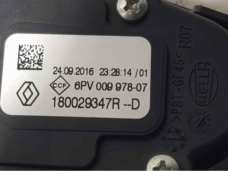 Recambio de potenciometro pedal para renault clio iv limited referencia OEM IAM 180029347R 6PV00997807 