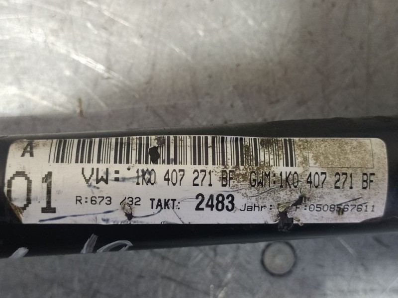 Recambio de transmision delantera izquierda para volkswagen golf v berlina (1k1) trendline referencia OEM IAM 1K0407271BF  