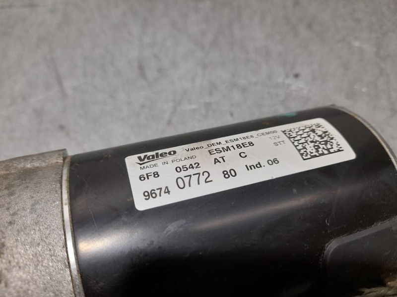 Recambio de motor arranque para opel crossland x innovation referencia OEM IAM 9674077280  VALEO